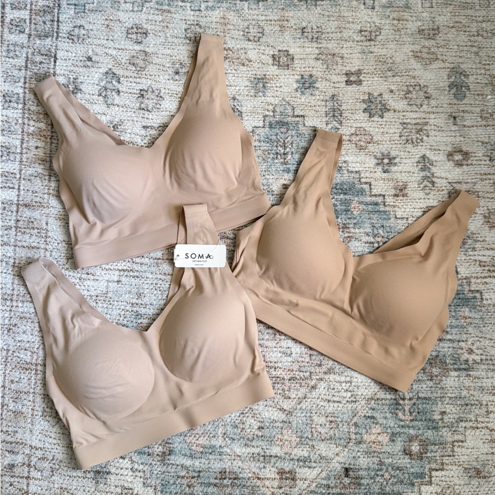 THREE Soma Enbliss Bralette in Warm Amber Small